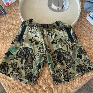 Men's Graphic Camo Shorts